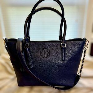 Tory Burch navy shoulder bag